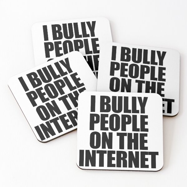 Item preview, I BULLY PEOPLE ON THE INTERNET INTERNETCORE EDGY 4CHAN designed and sold by edgevelyn.