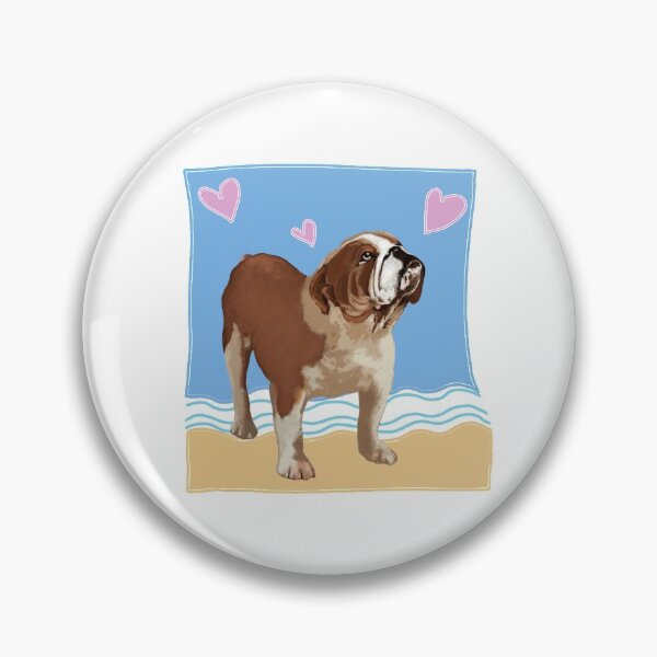 Item preview, Bulldog on the beach designed and sold by Lyngianni.
