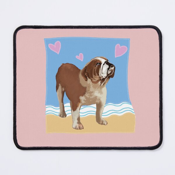Item preview, Bulldog on the beach designed and sold by Lyngianni.