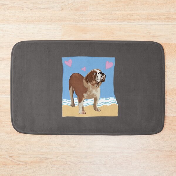 Item preview, Bulldog on the beach designed and sold by Lyngianni.