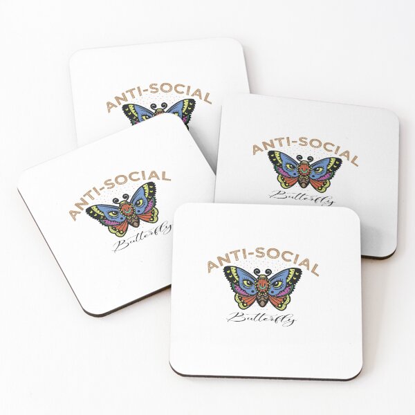 Item preview, Funny Antisocial Butterfly designed and sold by altk btk.
