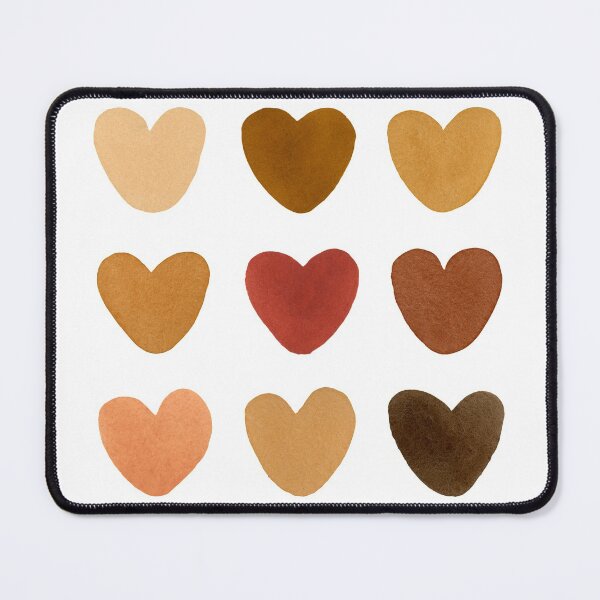 Item preview, Nine Brown Hearts designed and sold by Rachel Dash-Williams Creative.