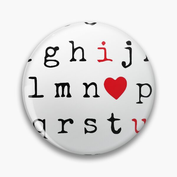 Item preview, ABCD I Love You  designed and sold by Retro90sKid.