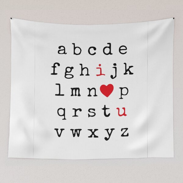 Item preview, ABCD I Love You designed and sold by Retro90sKid.