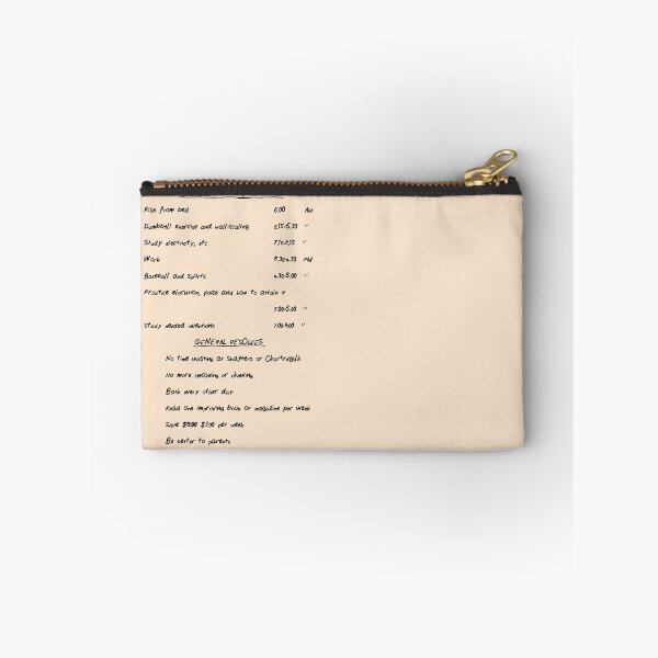 Item preview, Jay Gatsby's schedule designed and sold by NMCmoviefans.
