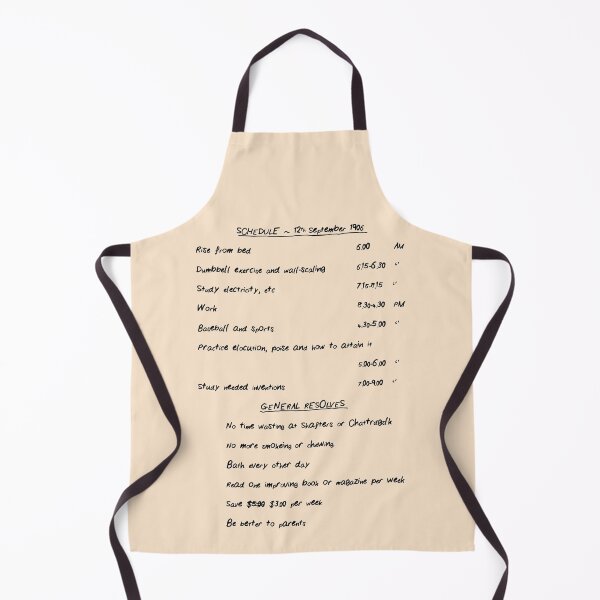 Item preview, Jay Gatsby's schedule designed and sold by NMCmoviefans.