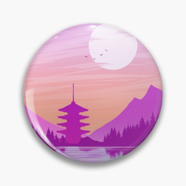 Item preview, Minimalistic Japanese Landscape  designed and sold by designical.