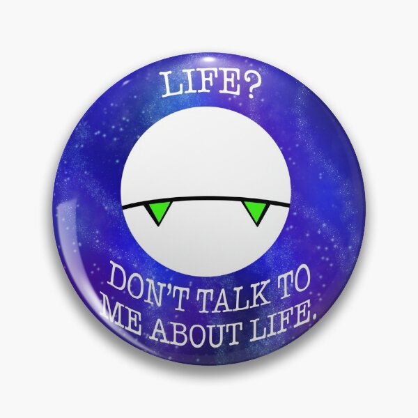 Item preview, HHGTTG Marvin - Don't Talk To Me About Life designed and sold by Cosmic Cutenesss.