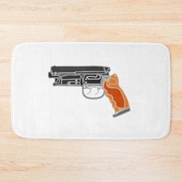 Item preview, rick deckard blade runner blaster with white outline designed and sold by Platform11west.