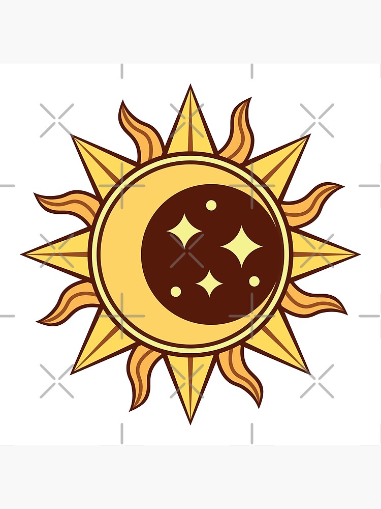  Sun Moon And Stars Poster For Sale By Presstees Redbubble
