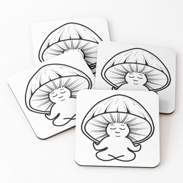 Item preview, Meditating Mushroom Man designed and sold by SoulSketch.