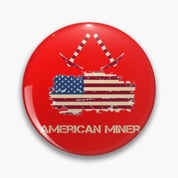 Item preview, American Miner USA Flag designed and sold by rachidhaz.