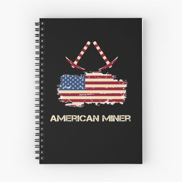 Item preview, American Miner USA Flag designed and sold by rachidhaz.