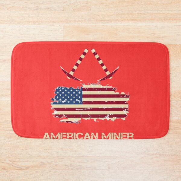 Item preview, American Miner USA Flag designed and sold by rachidhaz.