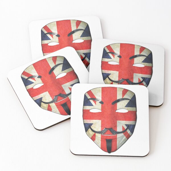 Item preview, Anonymous Mask UK Flag designed and sold by Scorpion Creative.