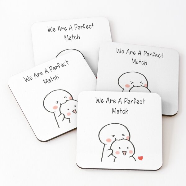 Item preview, We Are a Perfect Match  designed and sold by Retro90sKid.