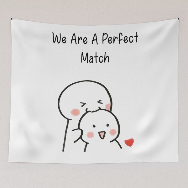 Item preview, We Are a Perfect Match  designed and sold by Retro90sKid.