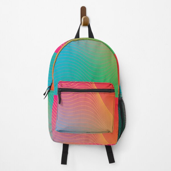 Item preview, abstract rainbow wave designed and sold by casrakell.