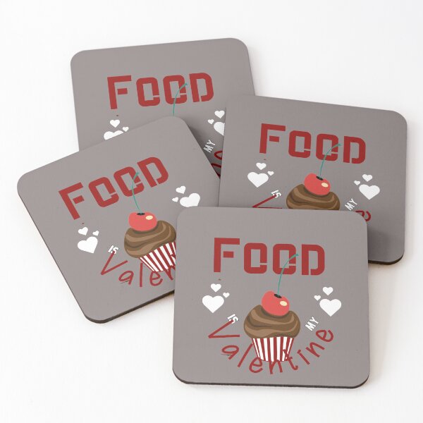Item preview, FOOD is my Valentine! designed and sold by coccoPrints.