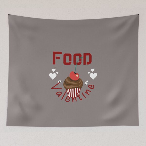 Item preview, FOOD is my Valentine! designed and sold by coccoPrints.