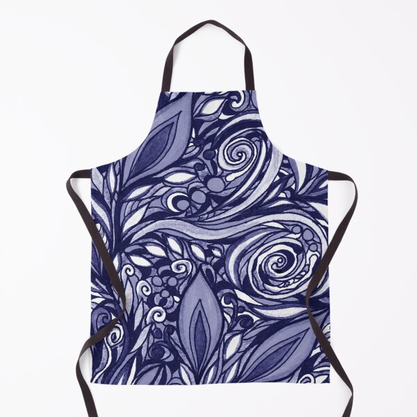 Item preview, Purple Blue Very Peri Abstract Watercolor Decor Surface Texture Design X designed and sold by Irina Sztukowski.