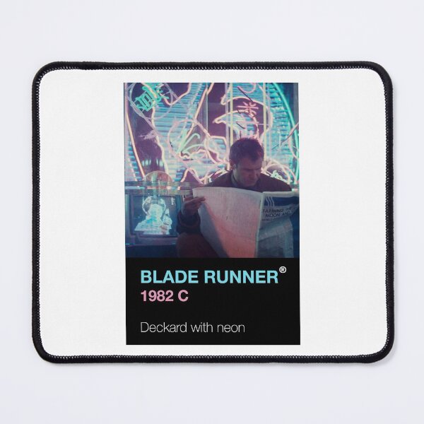Item preview, Blade runner deckard infront of neon pantone card designed and sold by Platform11west.