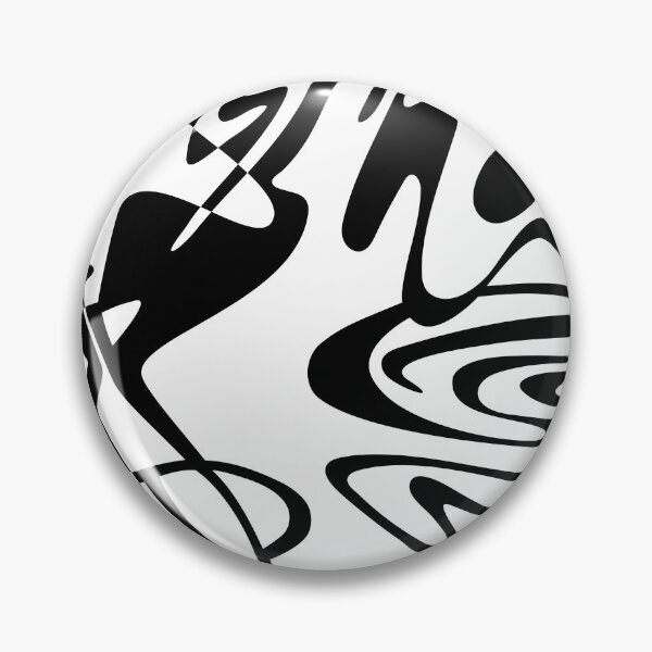 Item preview, Remolino abstracto retro // Blanco y negro designed and sold by RosewallPrints.