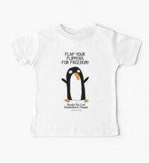 Brenda the Civil Disobedience Penguin Baby Tee