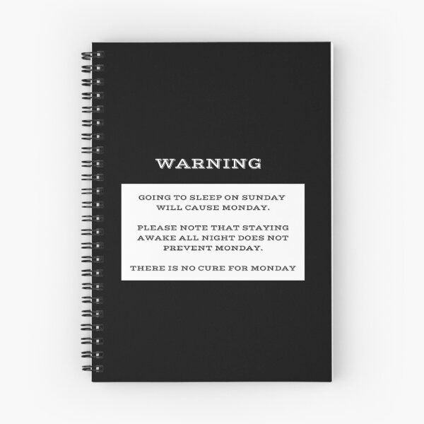 Item preview, No Cure for Mondays designed and sold by Whiny Hiker.