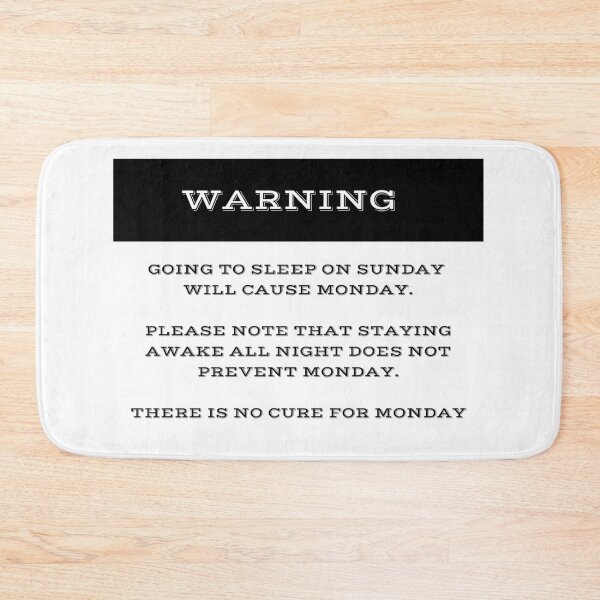 Item preview, No Cure for Mondays designed and sold by Whiny Hiker.