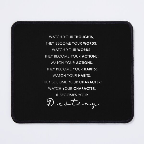 Item preview, Watch your thoughts, they become your words designed and sold by corbrand.