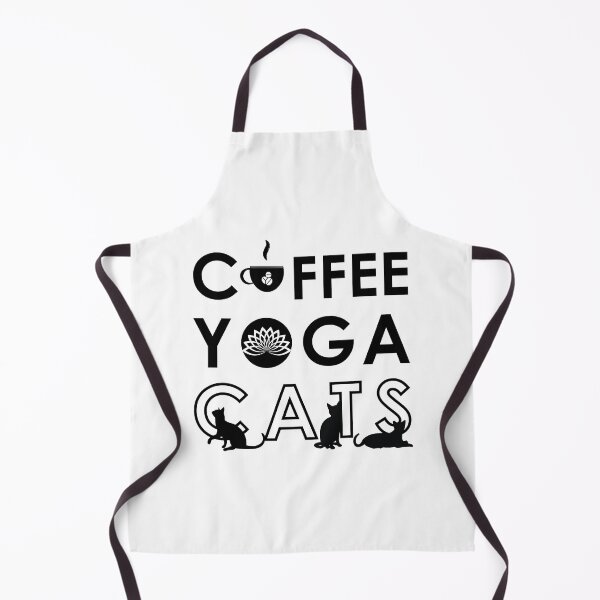 Item preview, Yoga cat and coffee, Coffee and cat lover, Yoga cat, Coffee yoga and cats - Funny designed and sold by Alice-Elgawi.