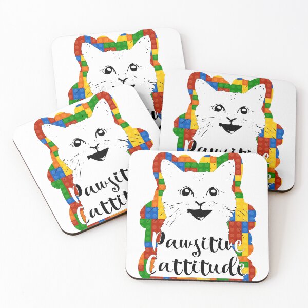 Item preview, Pawsitive Cattitude in Colour designed and sold by Owlies-Barn.