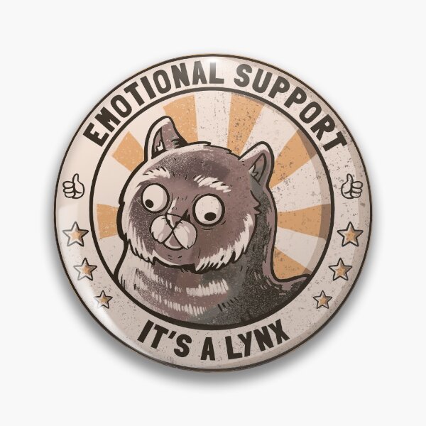 Item preview, Emotional Support Linx by Tobe Fonseca designed and sold by Tobe Fonseca®.