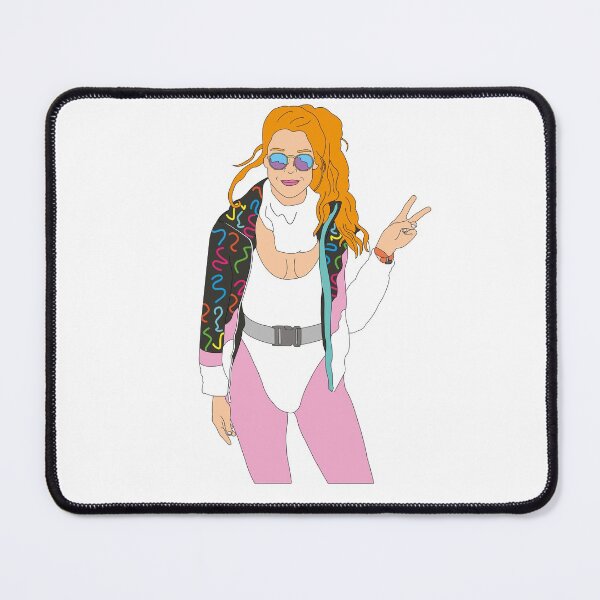 Item preview, redhead ski girl vintage ski suit sunglasses skiing 80's designed and sold by Captain-Jackson.