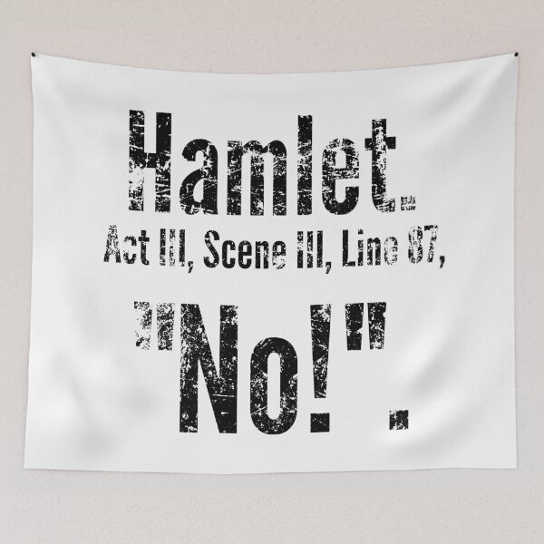 Item preview, Retro Vintage Funny To Quote Hamlet No designed and sold by Schka.