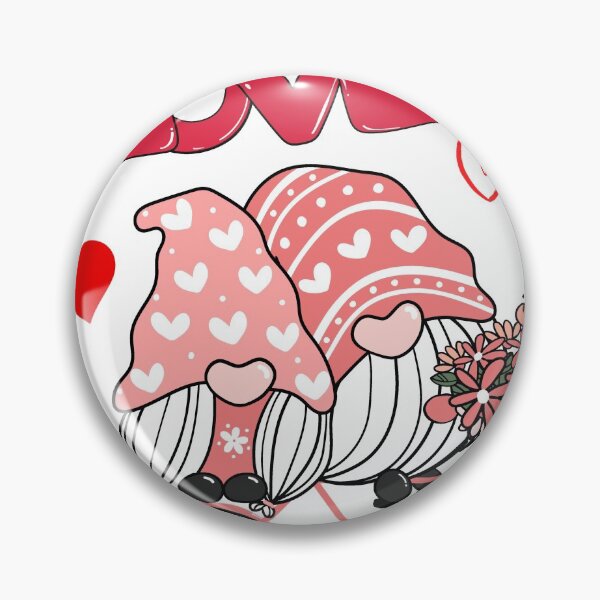 Item preview, Gnomes Holding Heart Leopard Happy Valentine's designed and sold by walidlidwa1.