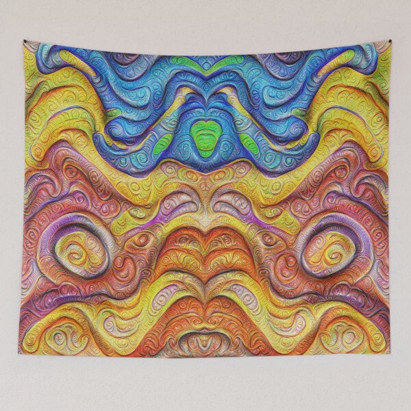 Item preview, Mask #DeepDream #Art designed and sold by blackhalt.