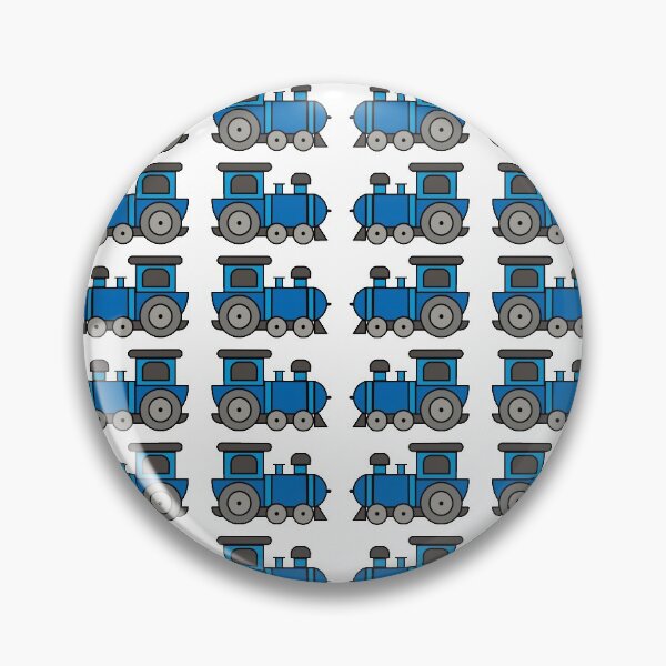Item preview, Trains Pattern - Blue designed and sold by BullishGraphics.