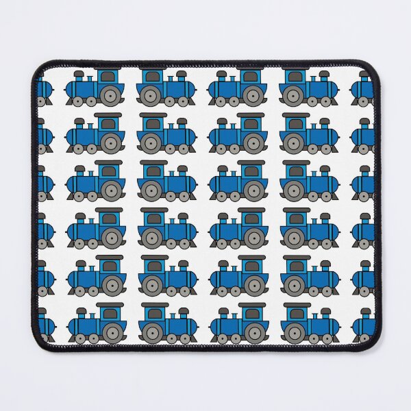 Item preview, Trains Pattern - Blue designed and sold by BullishGraphics.