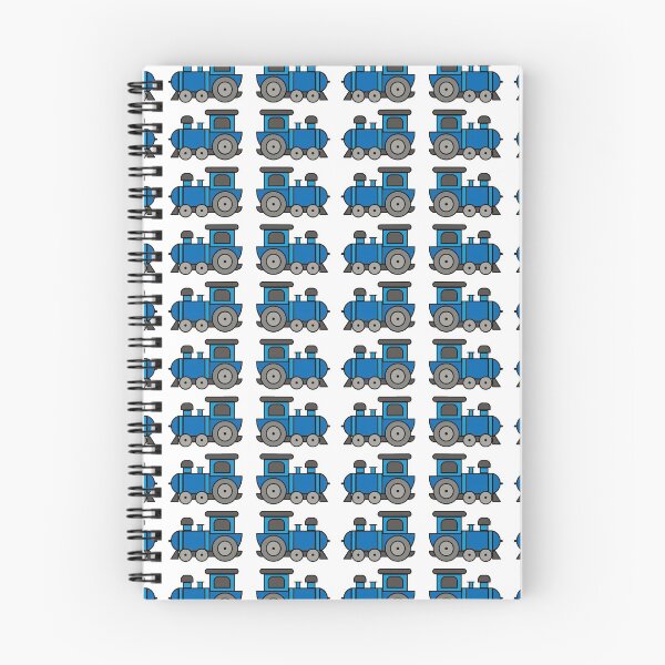 Item preview, Trains Pattern - Blue designed and sold by BullishGraphics.