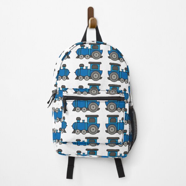 Item preview, Trains Pattern - Blue designed and sold by BullishGraphics.