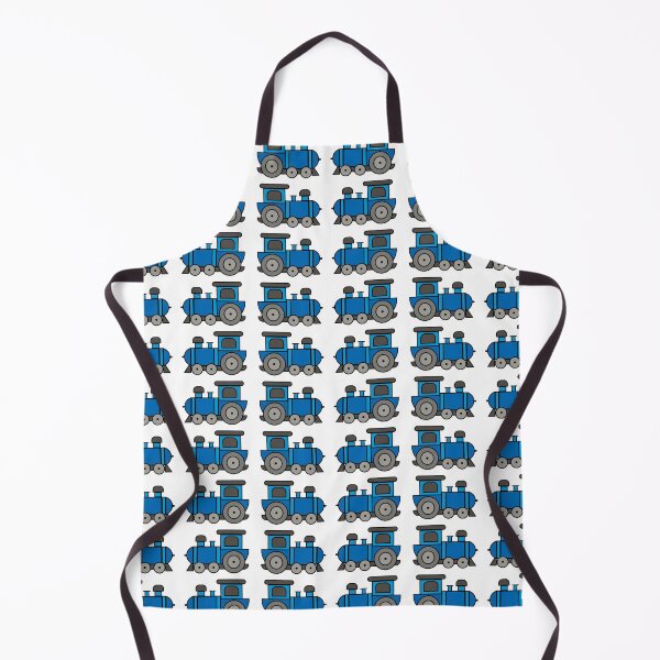 Item preview, Trains Pattern - Blue designed and sold by BullishGraphics.