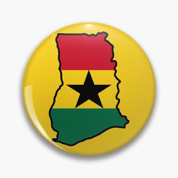 Item preview, Ghana Country Outline/Flag Inlay designed and sold by Cestus.