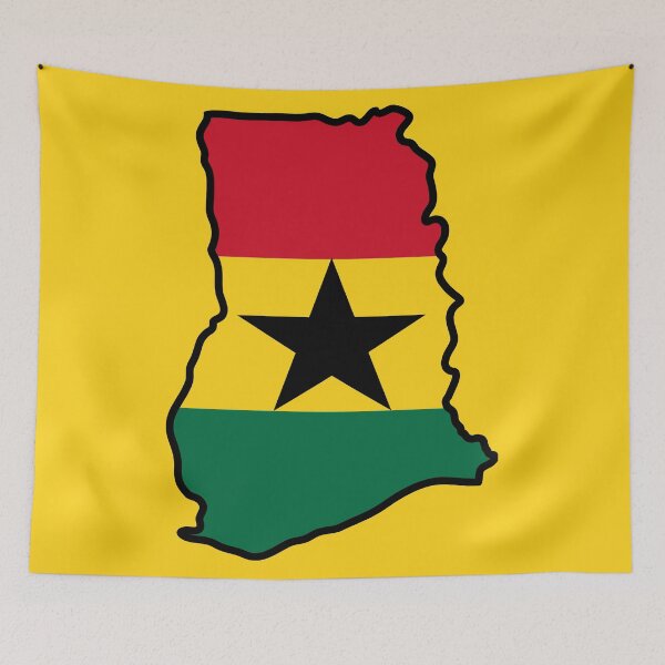 Item preview, Ghana Country Outline/Flag Inlay designed and sold by Cestus.