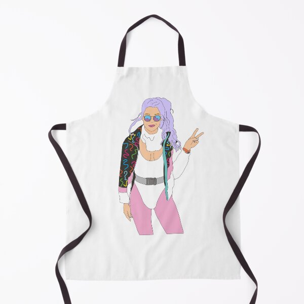 Item preview, violet purple hair ski girl vintage skiing 80's designed and sold by Captain-Jackson.