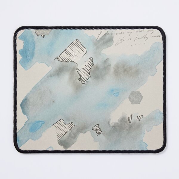 Item preview, Abstract Watercolor Ocean Multi-Media Painting designed and sold by StevenLeeDraws.