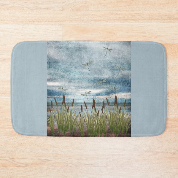Item preview, DRAGONFLIES AND CATTAILS designed and sold by Tammera.