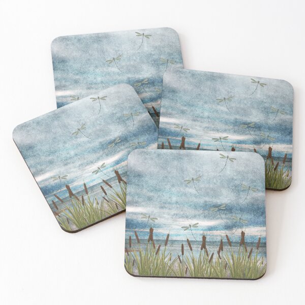 Item preview, DRAGONFLIES AND CATTAILS designed and sold by Tammera.