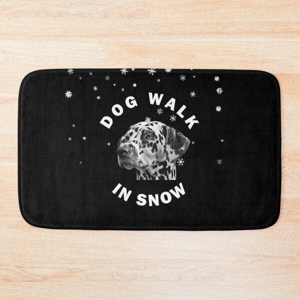 Item preview, Dalmatian Dog Walk In Snow  designed and sold by apuppyfeed.